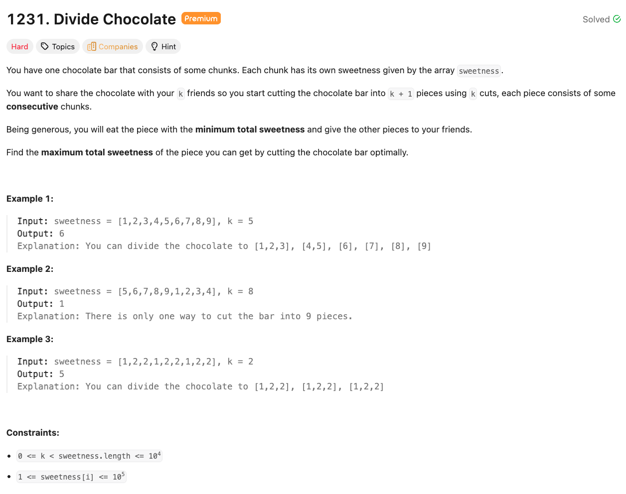 Problem Description